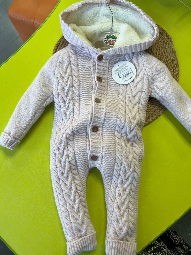 Немовля комбінезончик вязка(махра) 21008 Турция 03-12(р)