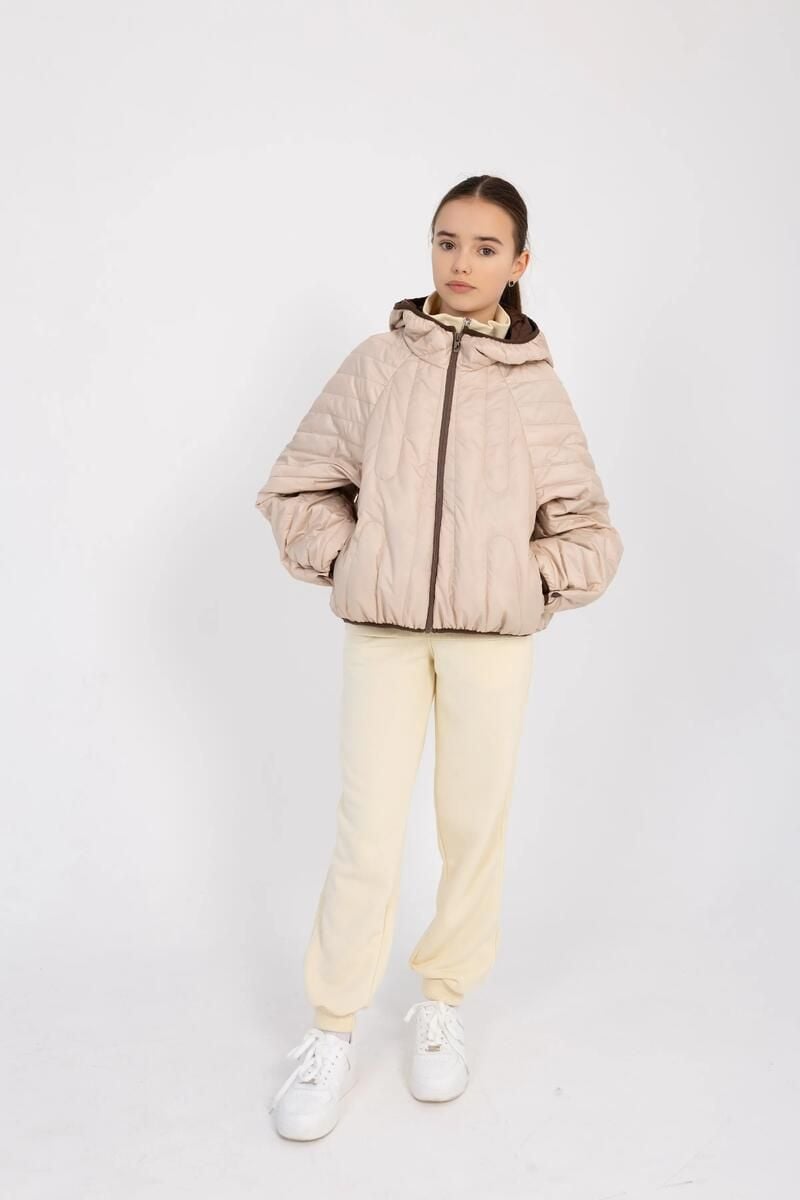 Верхній одяг куртка Фрида* капучино 146(р)