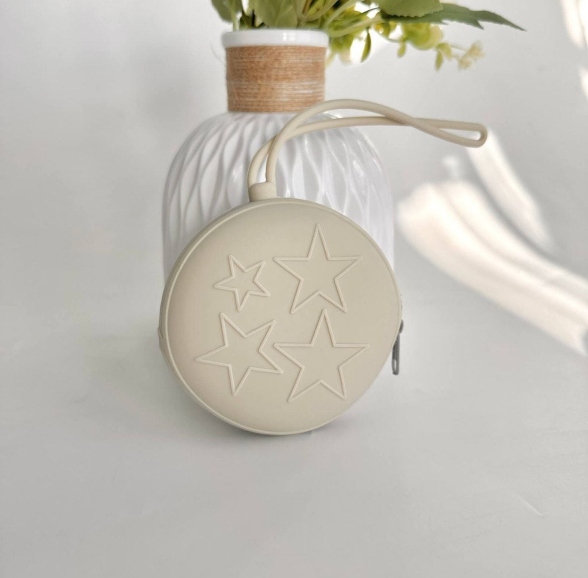 Чохол для пустушки Зірочка бежевий