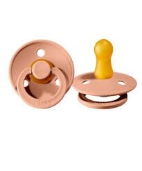 Пустушка BIBS Colour Latex Round рожевий 0-6(р)