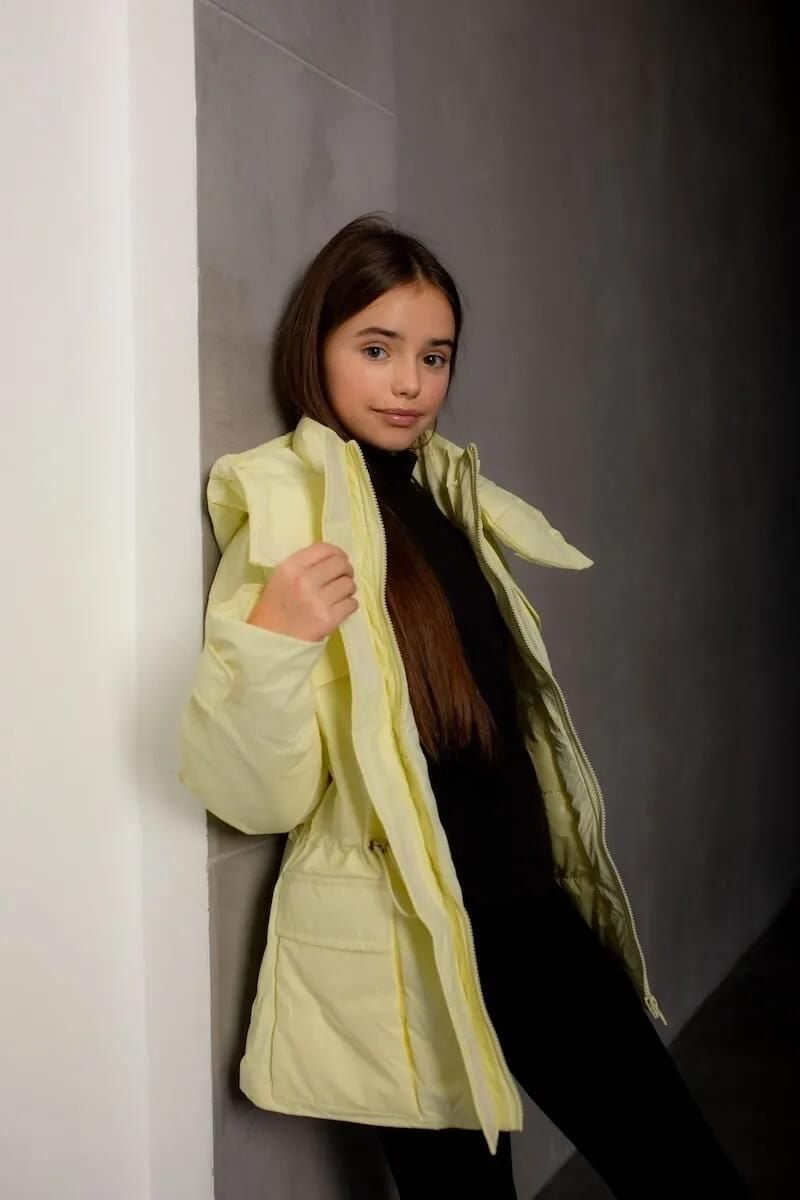 Верхній одяг куртка Грейс жовтий 134(р)