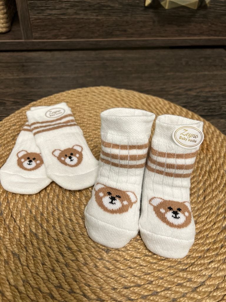 Шкарпетки мішка13800 молочний 0-6(р)