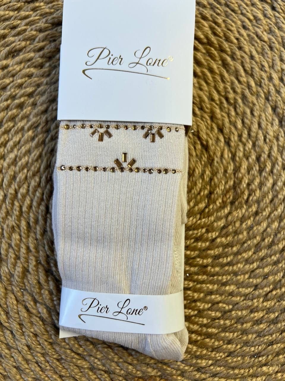 Дитячі колготи PL-1998 бежевий 5/6(р)