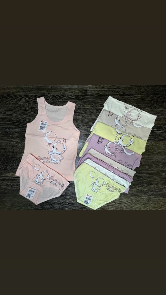 Дитяча білизна Комплект білизни 4971РВ145(6/7) міх білий(р)