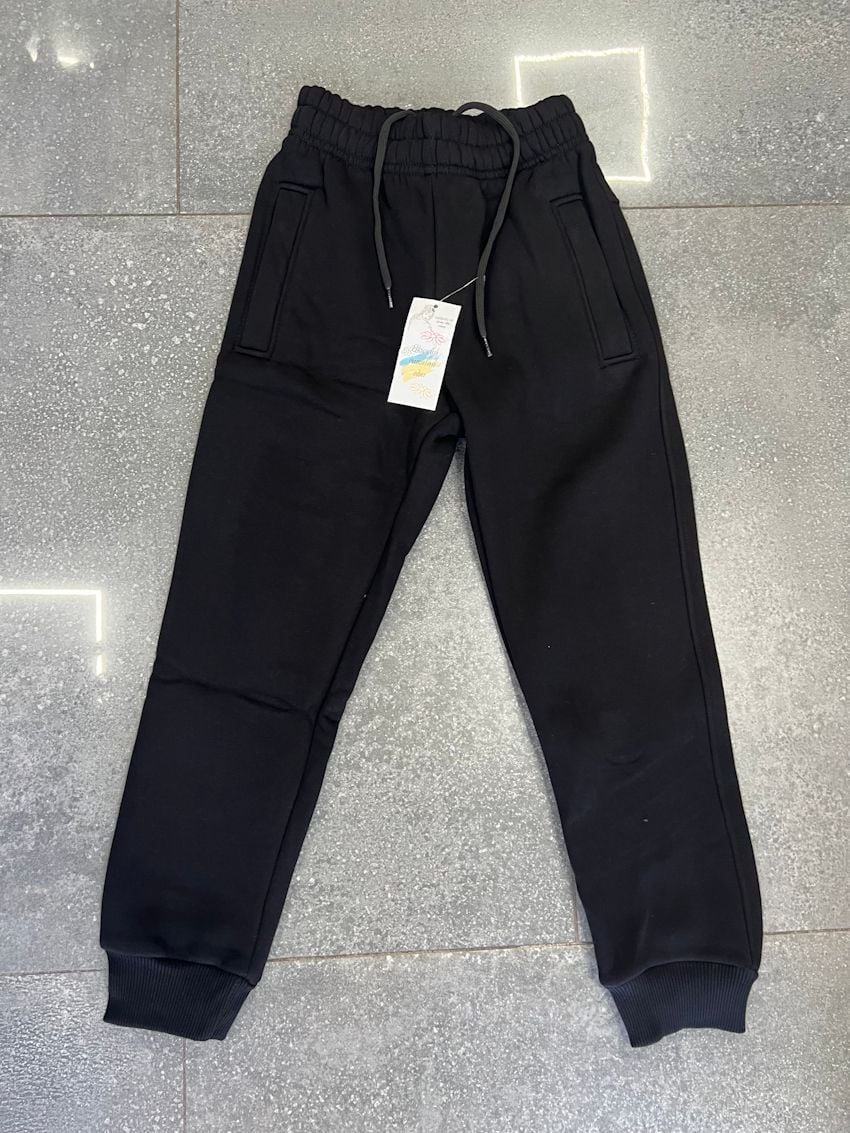 Штани теплі спортивні дшх-127 чорні 146(р)