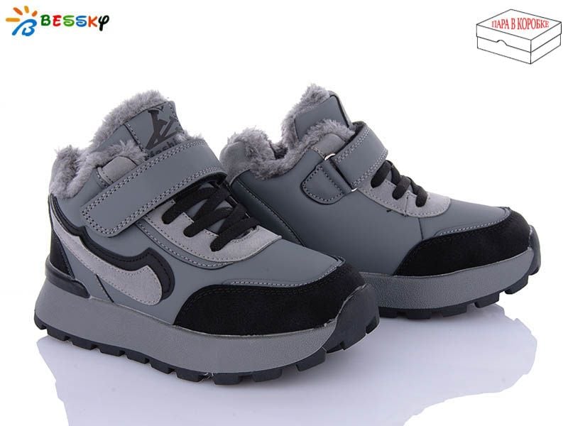 Взуття черевички BM3974-3с сірий 34(р)