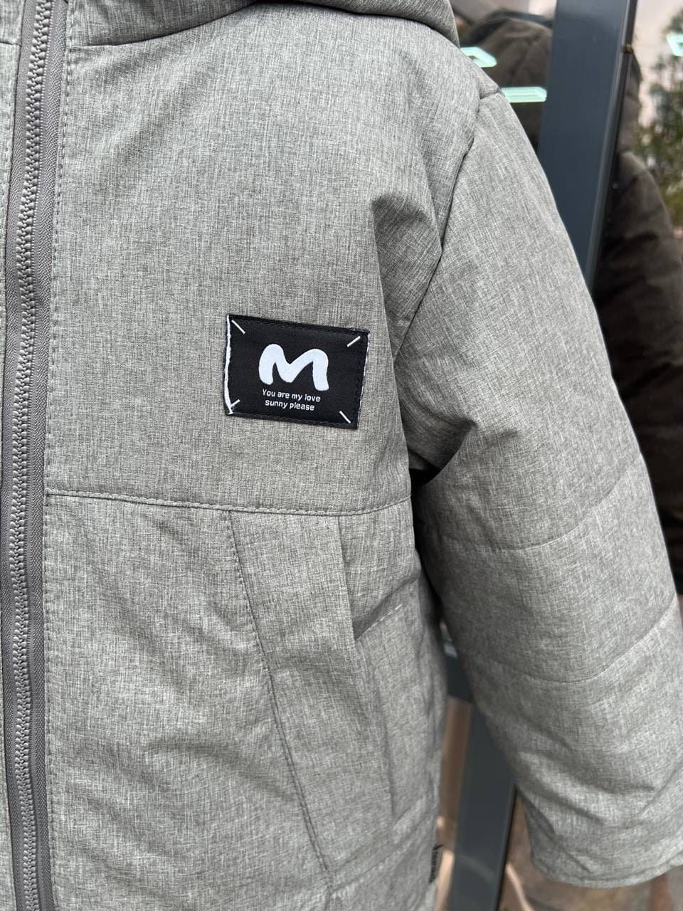 Верхній одяг Зима 20587 сірий меланж 134(р)