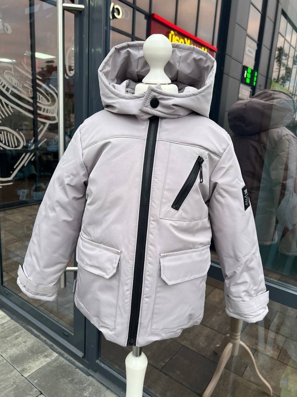 Верхній одяг Зима 20568 сіра 116(р)