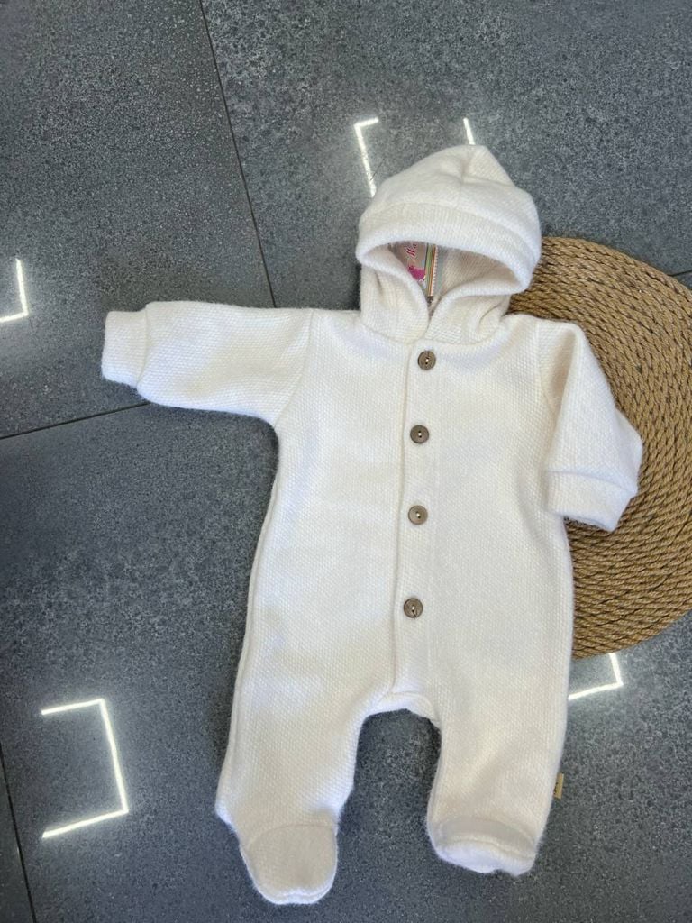 Немовля комбінезончик 112-27 молочний 56(р)