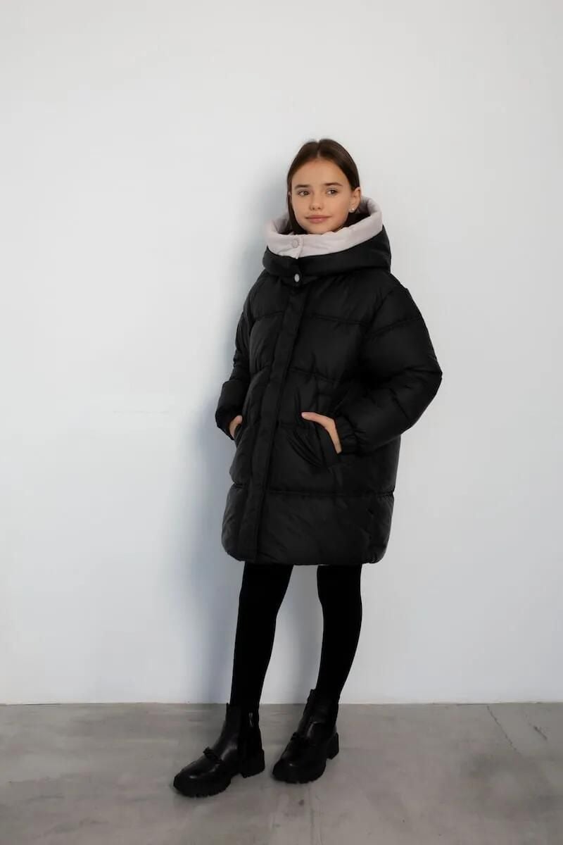 Верхній одяг куртка МАЙЛІ* чорний 128(р)