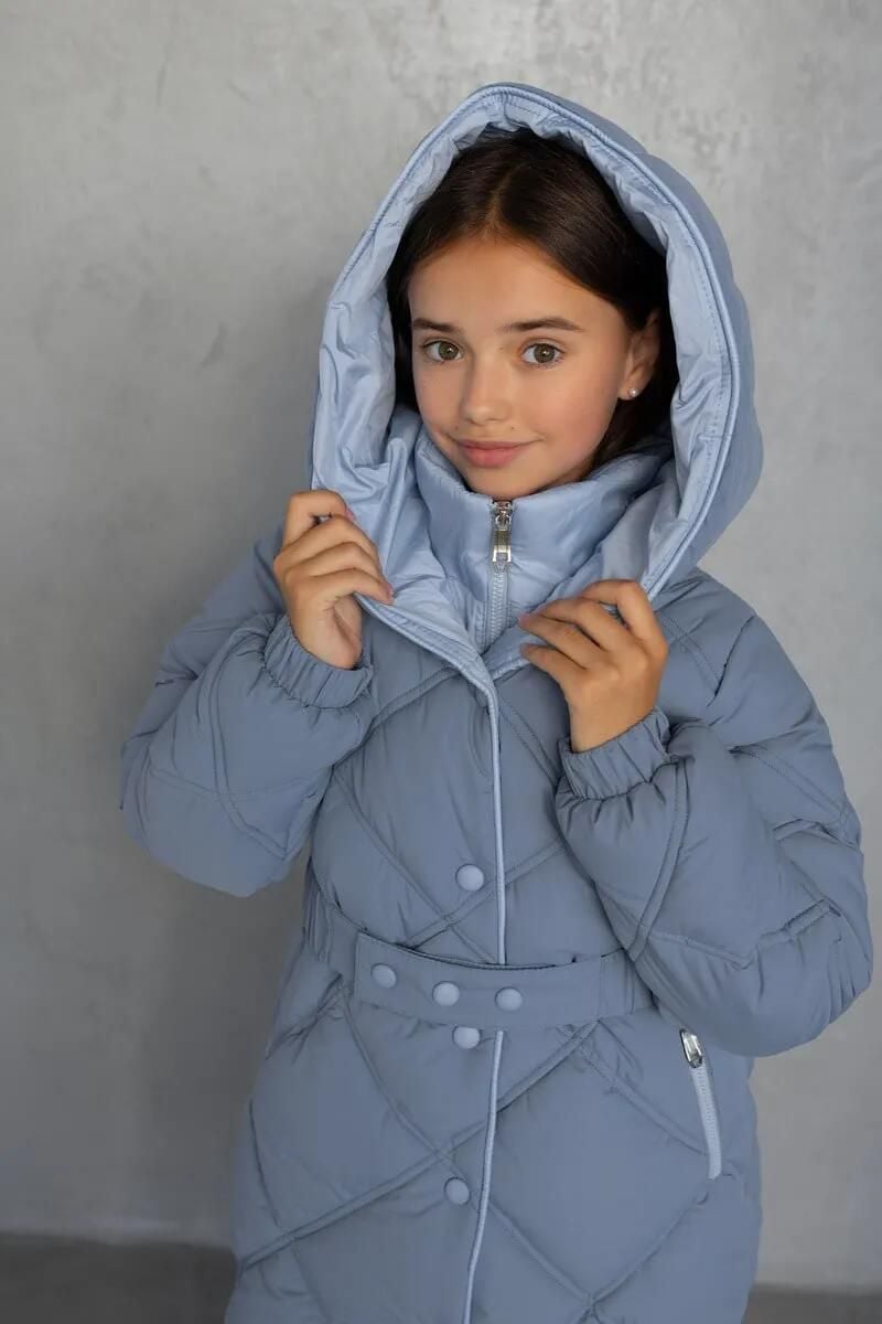 Верхній одяг Зима БРБАРА*+ блакитний 146(р)
