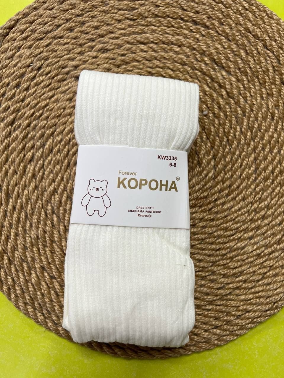 Дитячі колготи теплі KW3338 молочний 98-104(р)