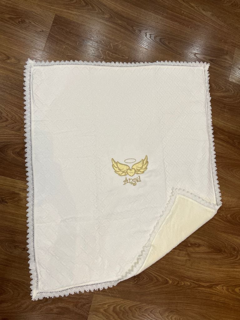 Немовля крижма ангел(утепл) молочний