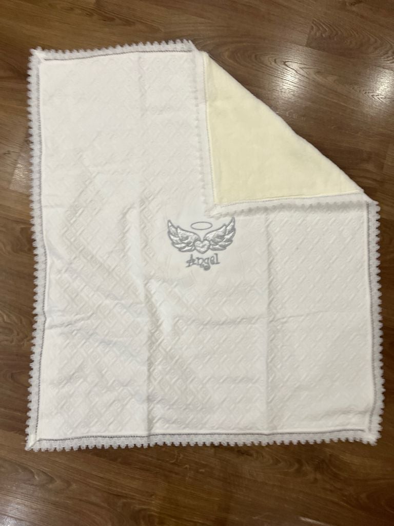 Немовля крижма ангел(утепл) білий