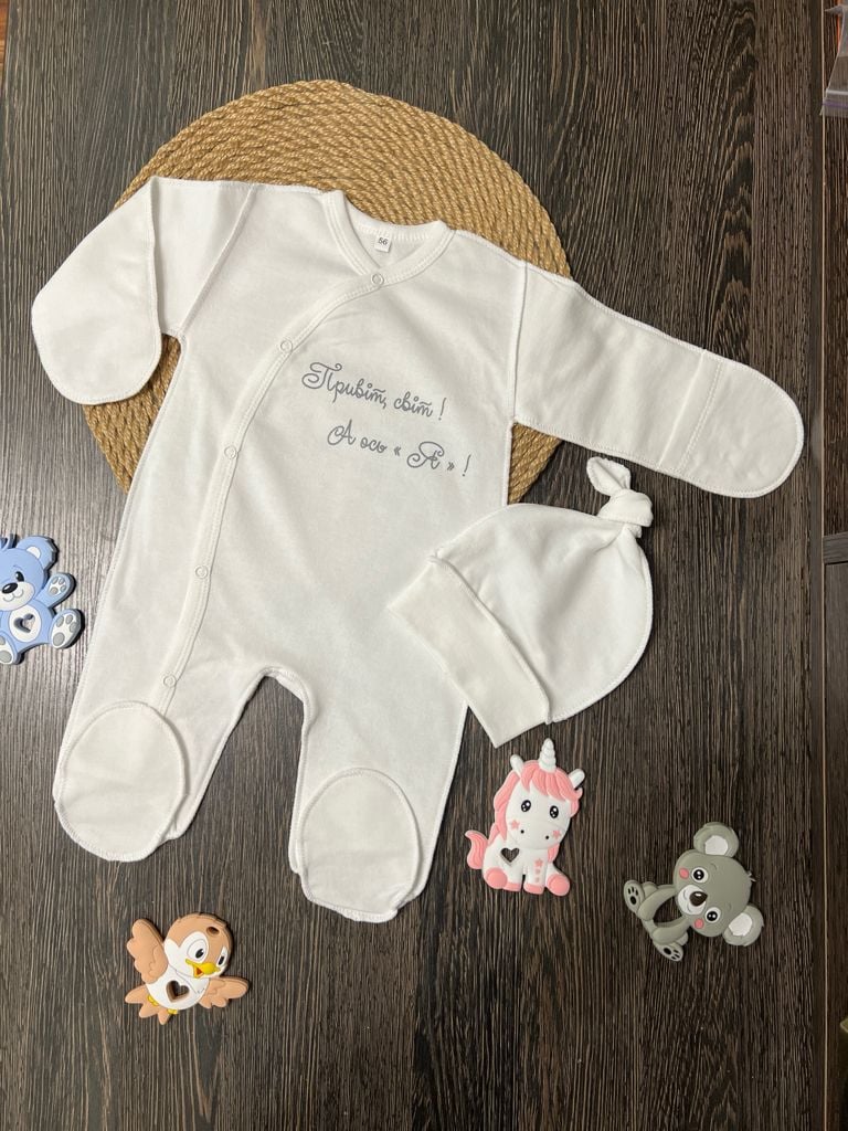 Немовля костюмчик фланель(56)* міх 4(р)