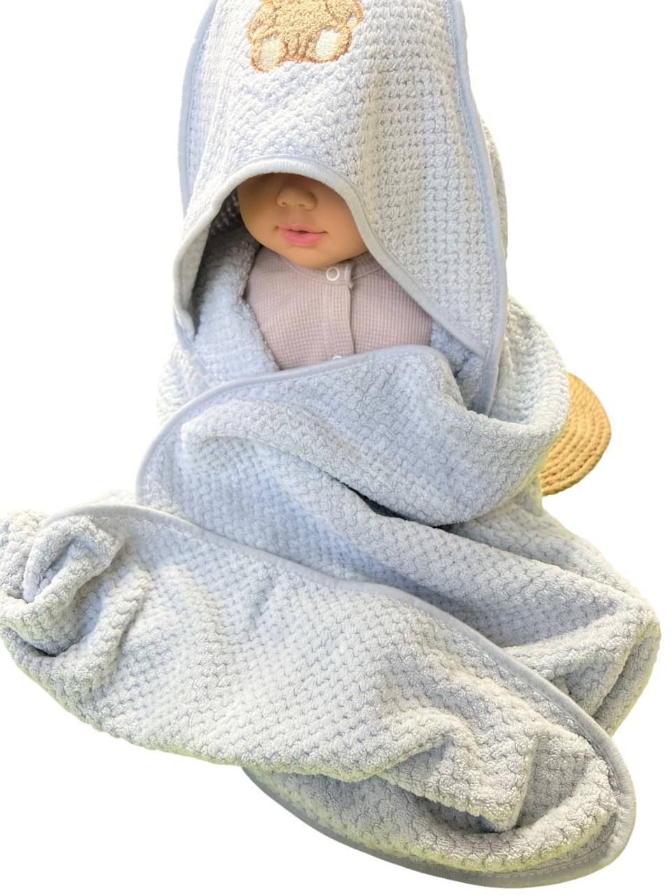 Немовля рушник 507-42-80 сірий 90*90(р)