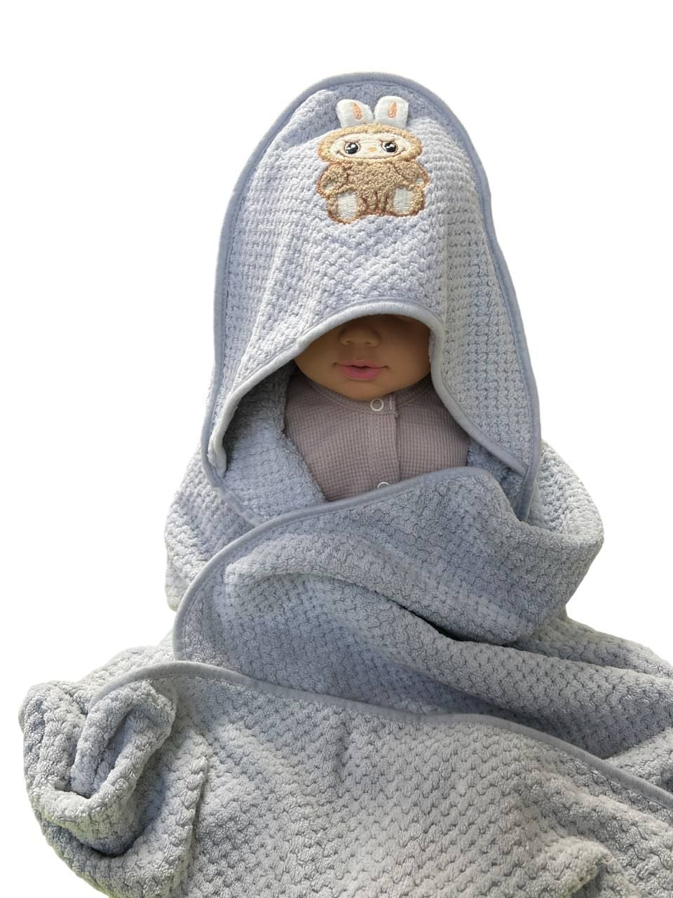 Немовля рушник 507-42-80 сірий 90*90(р)