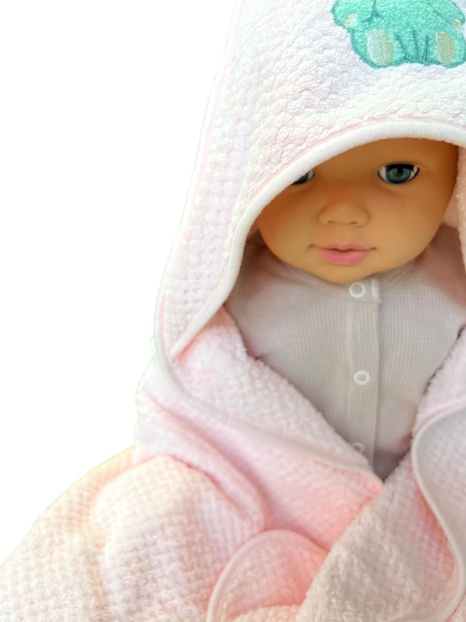 Немовля рушник 507-42-80 рожевий 90*90(р)