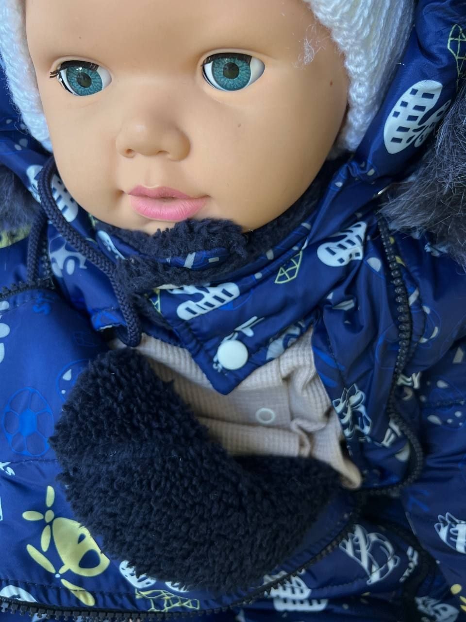 Верхній одяг комбінезон вертольотики синій 74(р)