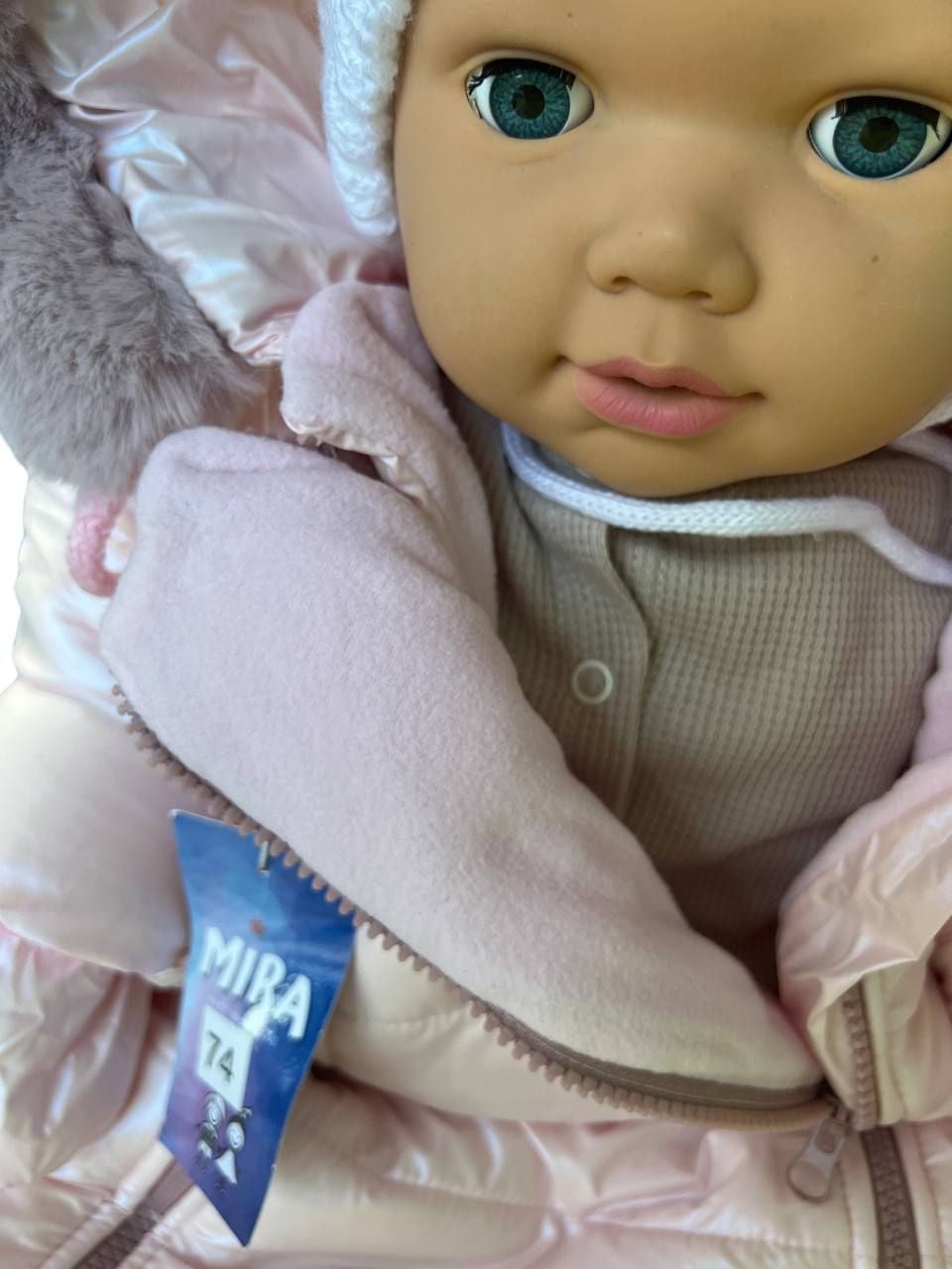 Верхній одяг комбінезон перламутр рожевий 80(р)