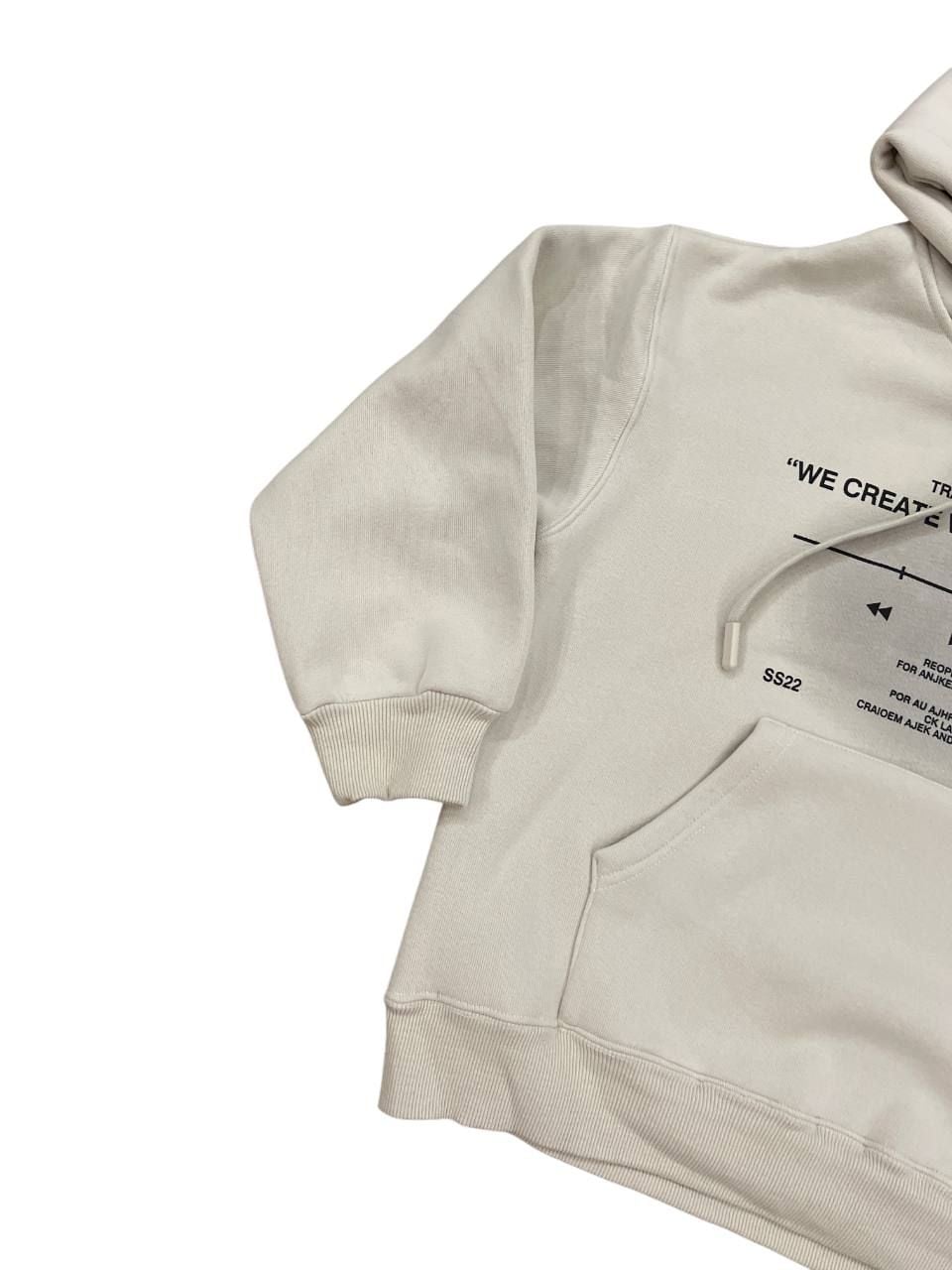 Светрик з капюшоном 6092 бежевий 150(р)