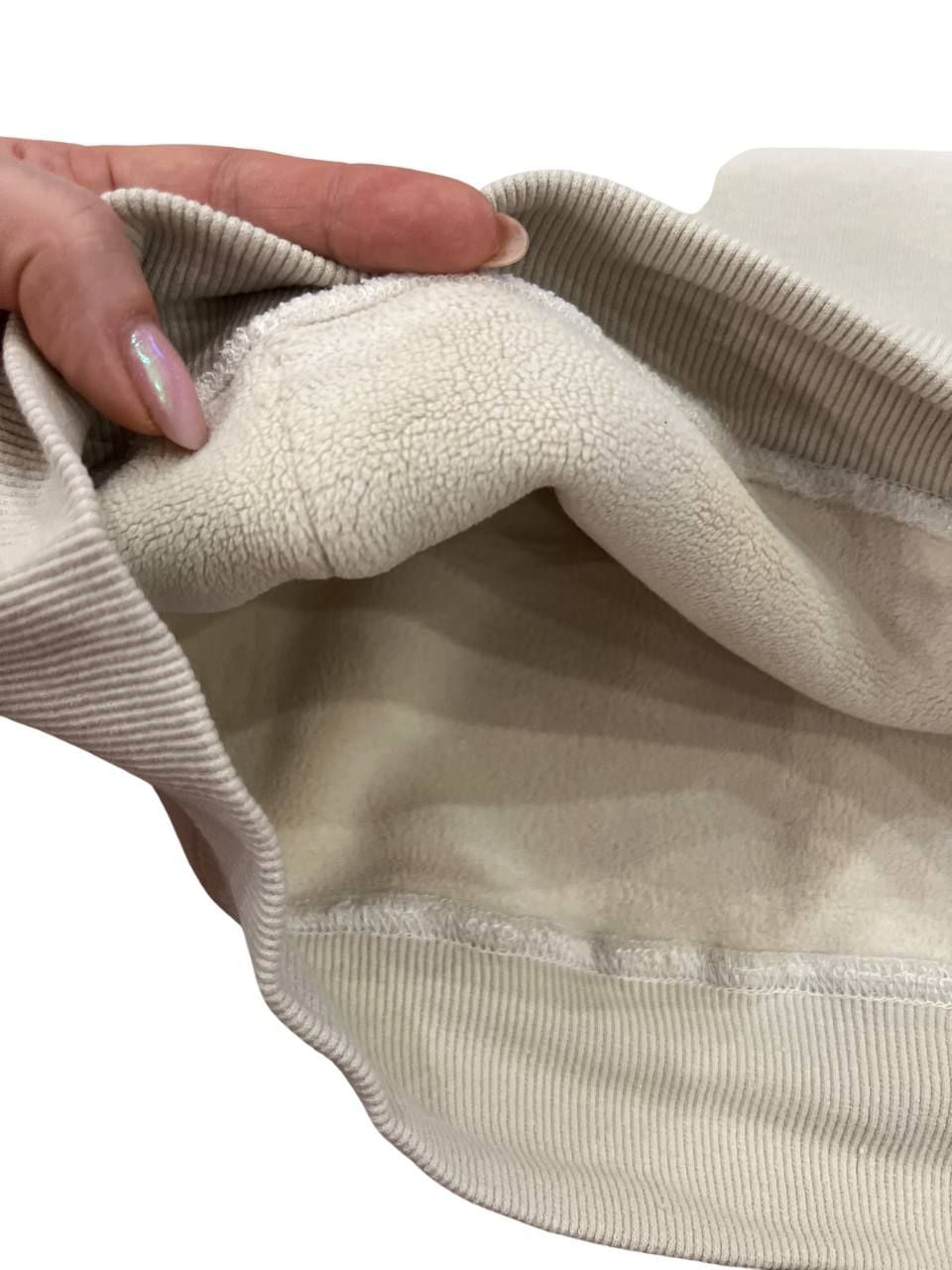 Светрик з капюшоном 6092 бежевий 150(р)