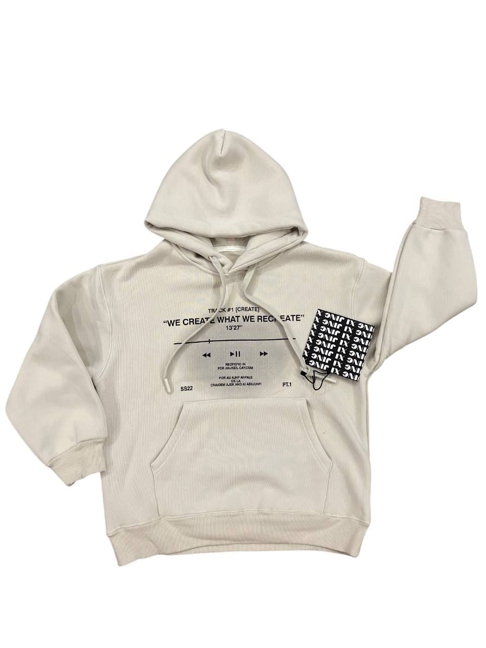 Светрик з капюшоном 6092 бежевий 150(р)