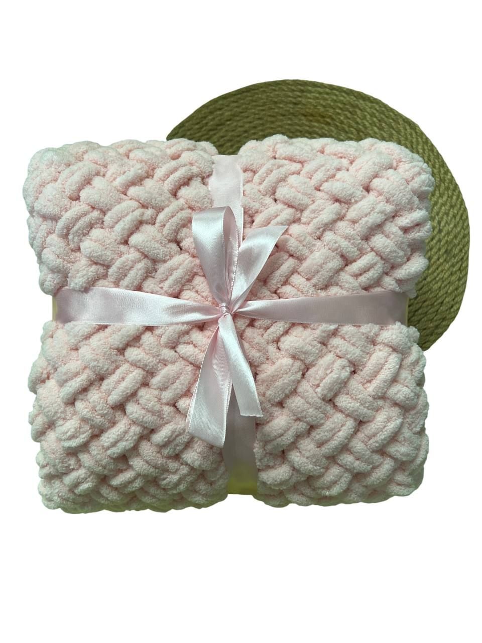 Немовля Плед PuffY2025 рожева-цукерка 85*85(р)