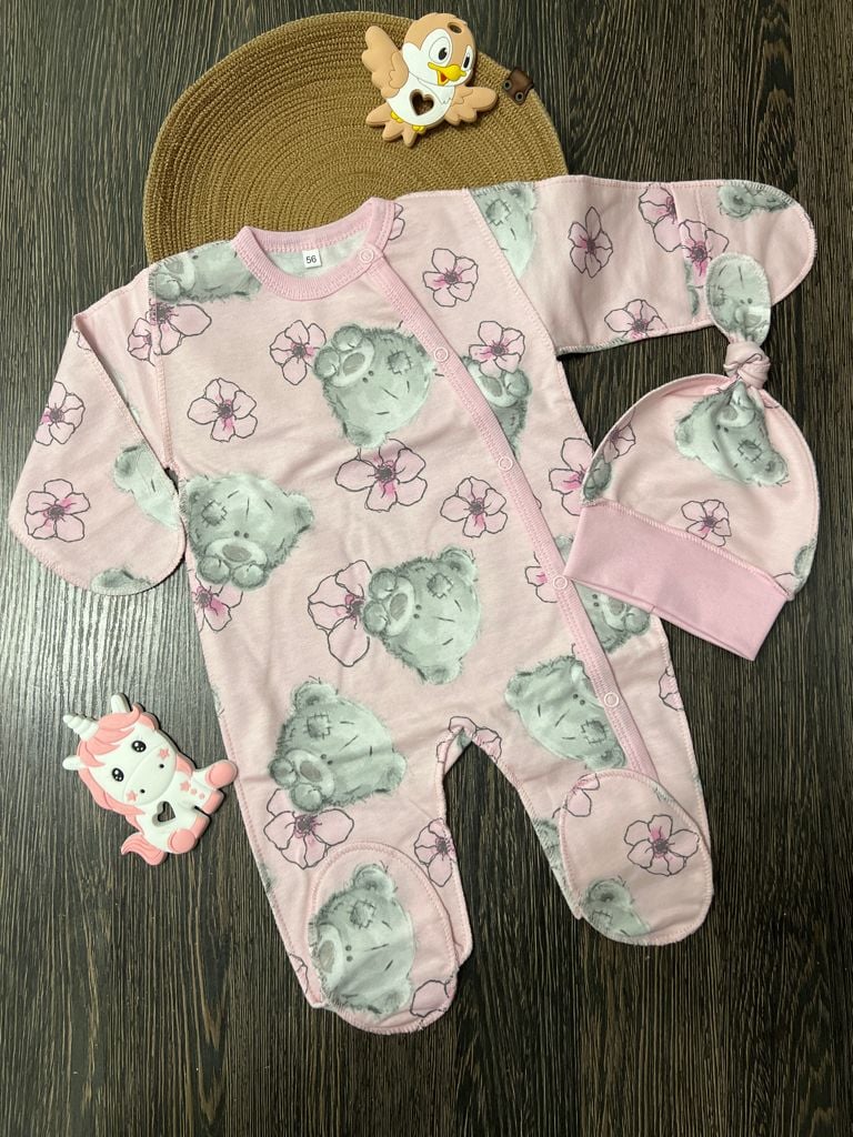 Немовля костюмчик фланель(56)* міх 9(р)