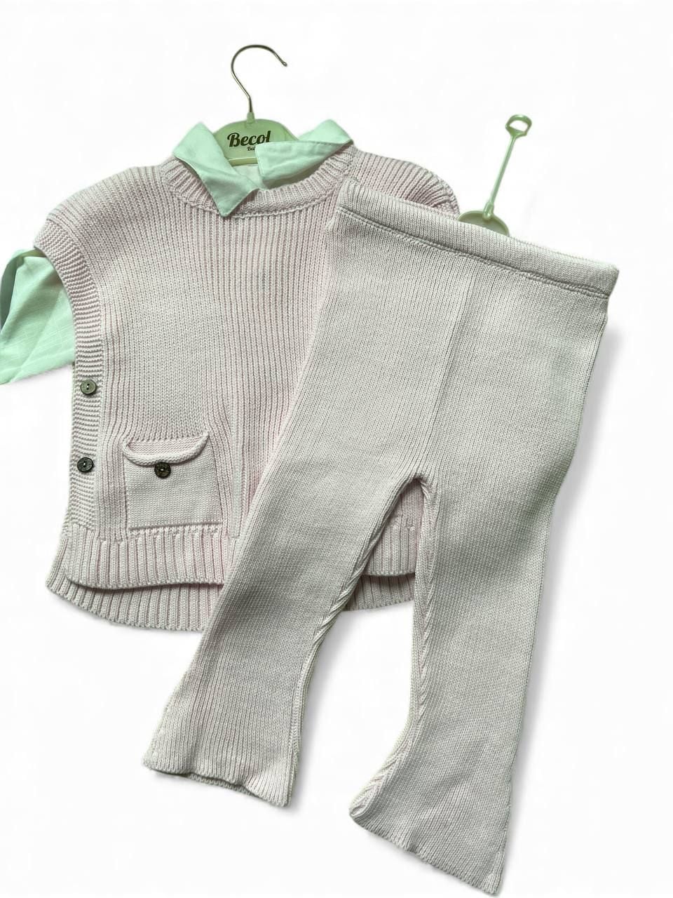 Немовля костюмчик 58044 рожевий 4(р)