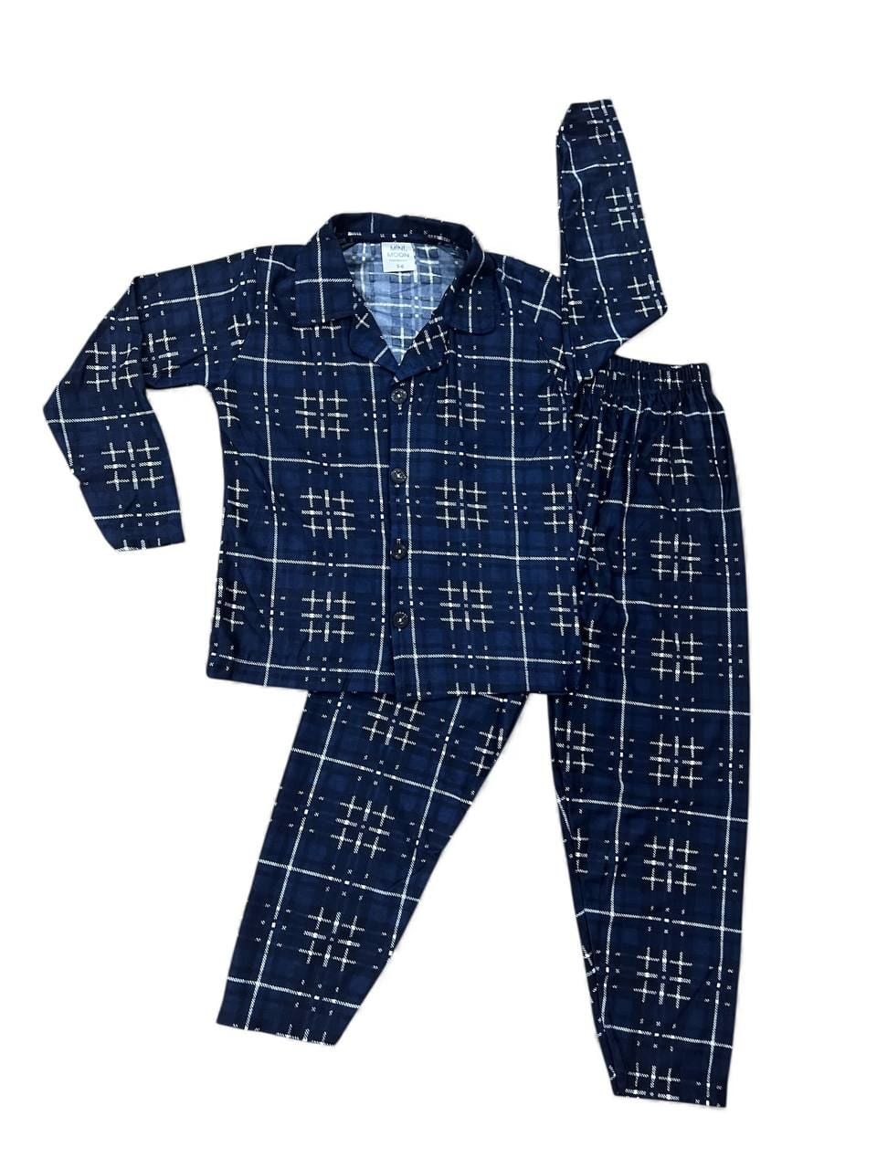 Дитяча білизна Піжамка 2066 синій 7/8(р)