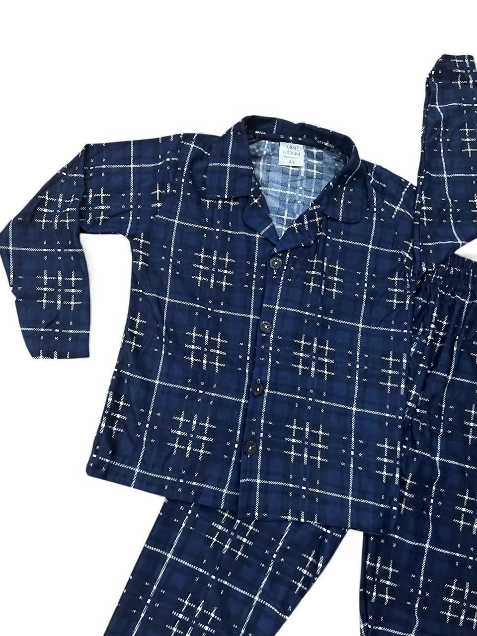 Дитяча білизна Піжамка 2066 синій 7/8(р)