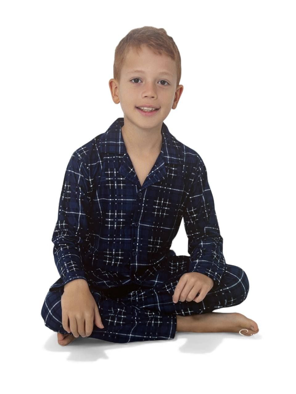 Дитяча білизна Піжамка 2066 синій 11/12(р)