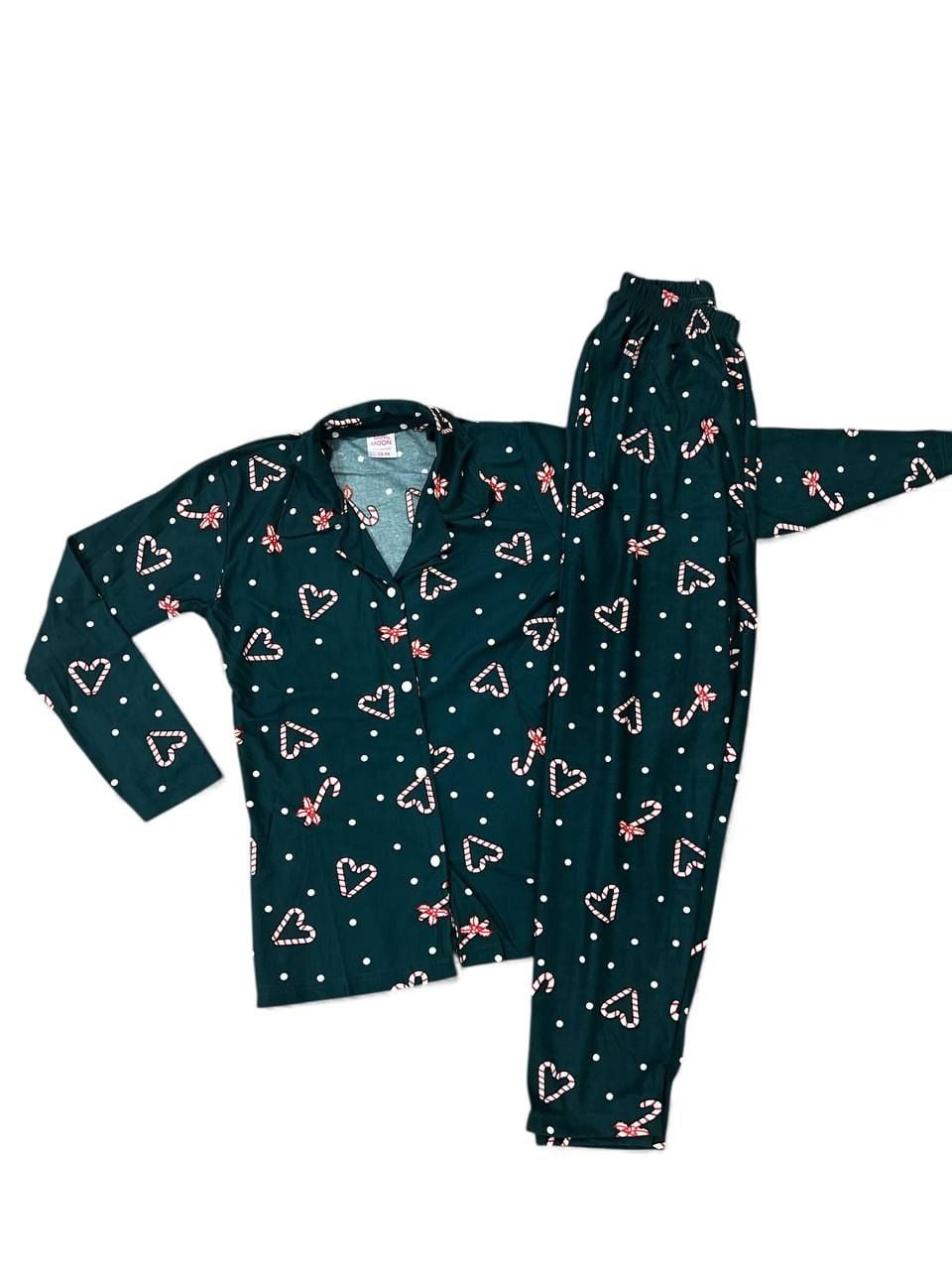 Дитяча білизна Піжамка 2063 зелений 13/14(р)