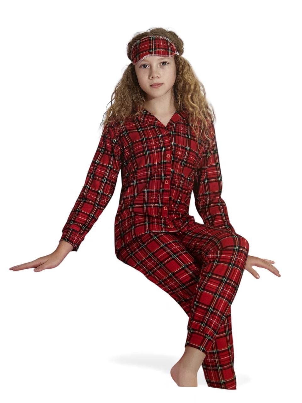 Дитяча білизна Піжамка 3178-2 червоний 110(р)