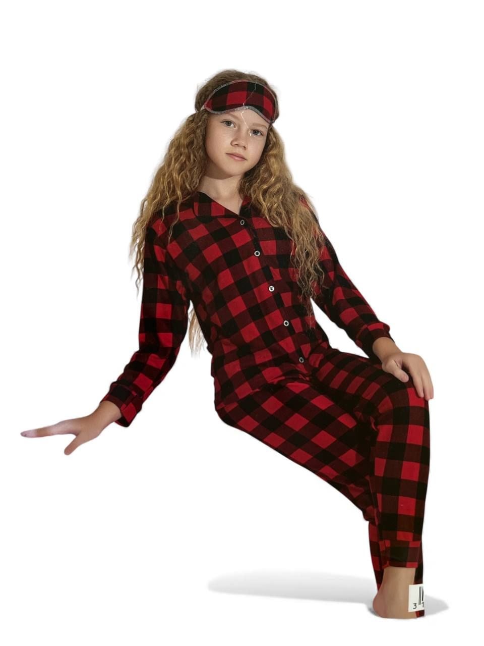 Дитяча білизна Піжамка 3178-7 червоний 116(р)