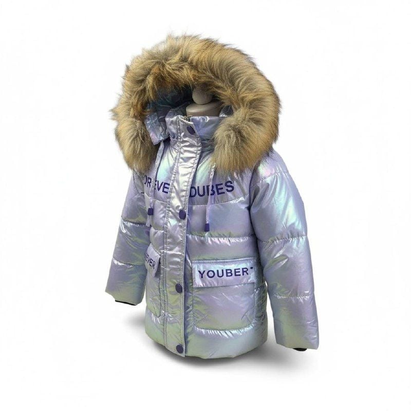 Верхній одяг Зима HL-f-36 бузковий 116(р)