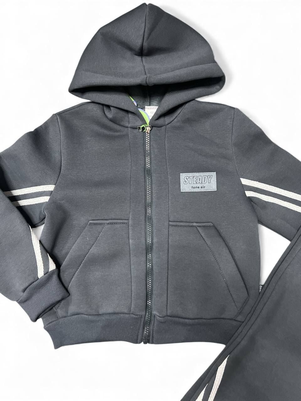 Костюм спортивний 555573 графіт 140(р)