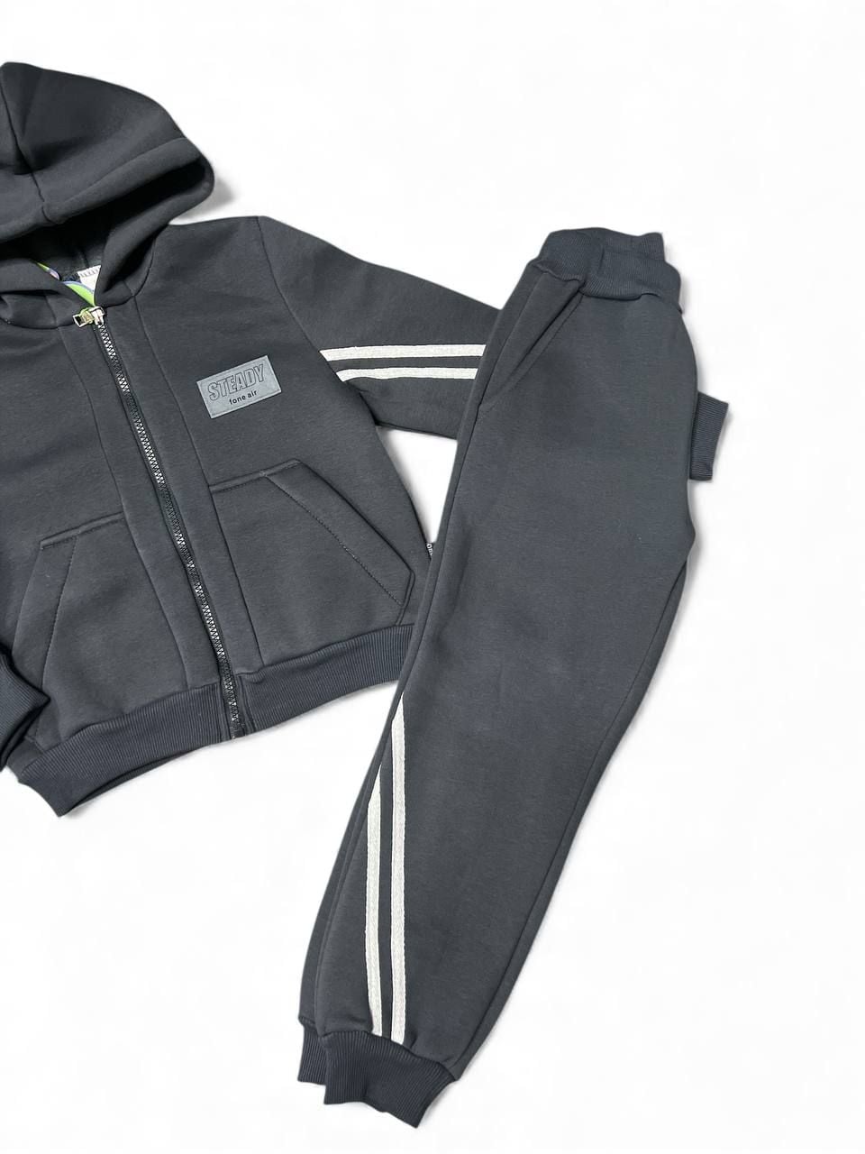 Костюм спортивний 555573 графіт 140(р)