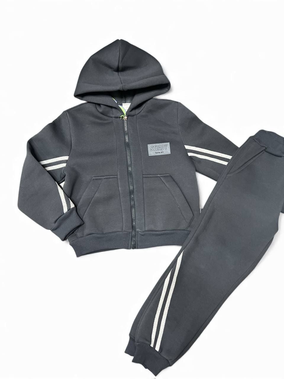 Костюм спортивний 555573 графіт 140(р)