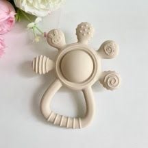 Брязкальце Силіконове Сонце бежевий