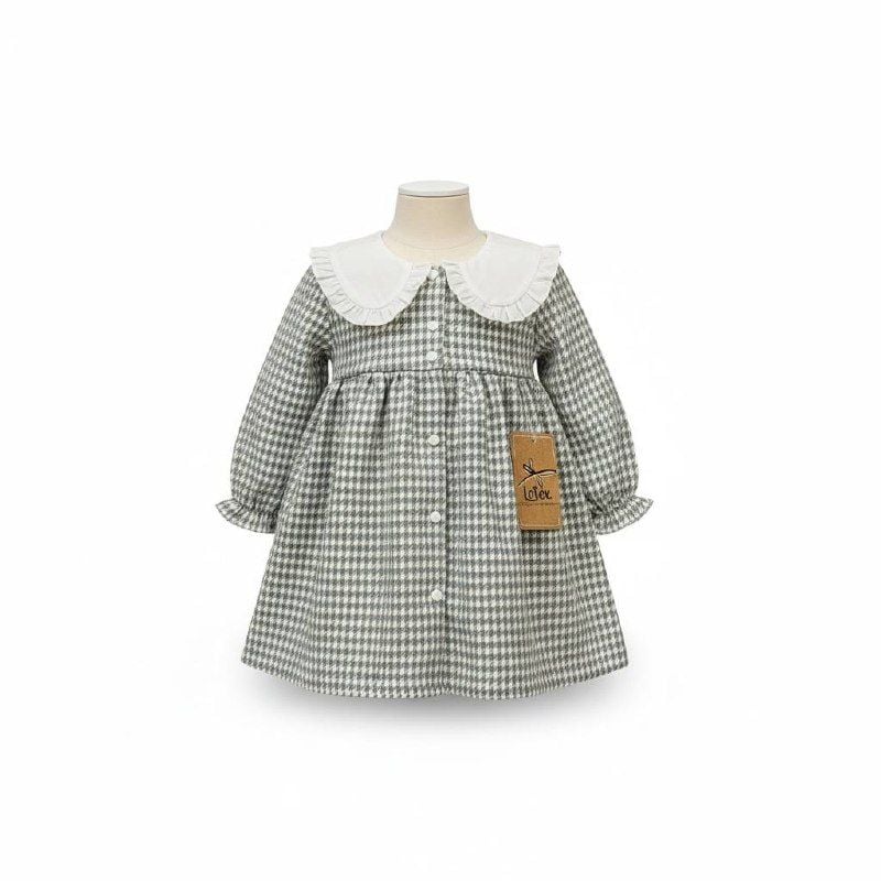 Сукня гусяча лапка сірий 104(р)