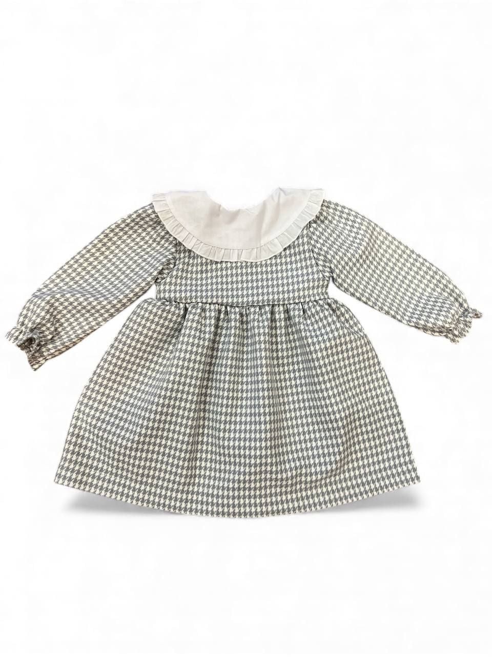 Сукня гусяча лапка сірий 98(р)