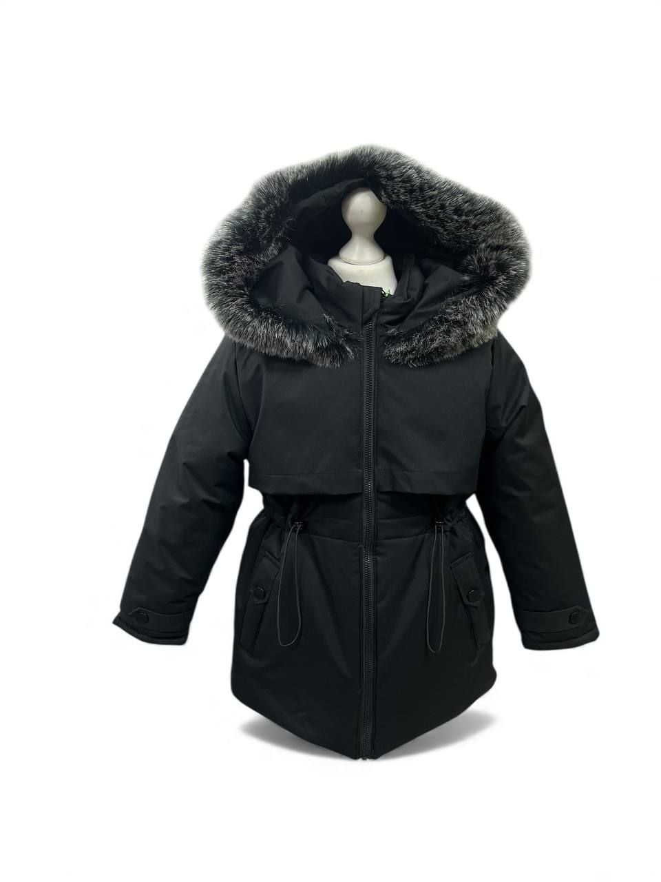 Верхній одяг Зима 0591 чорн 146(р)