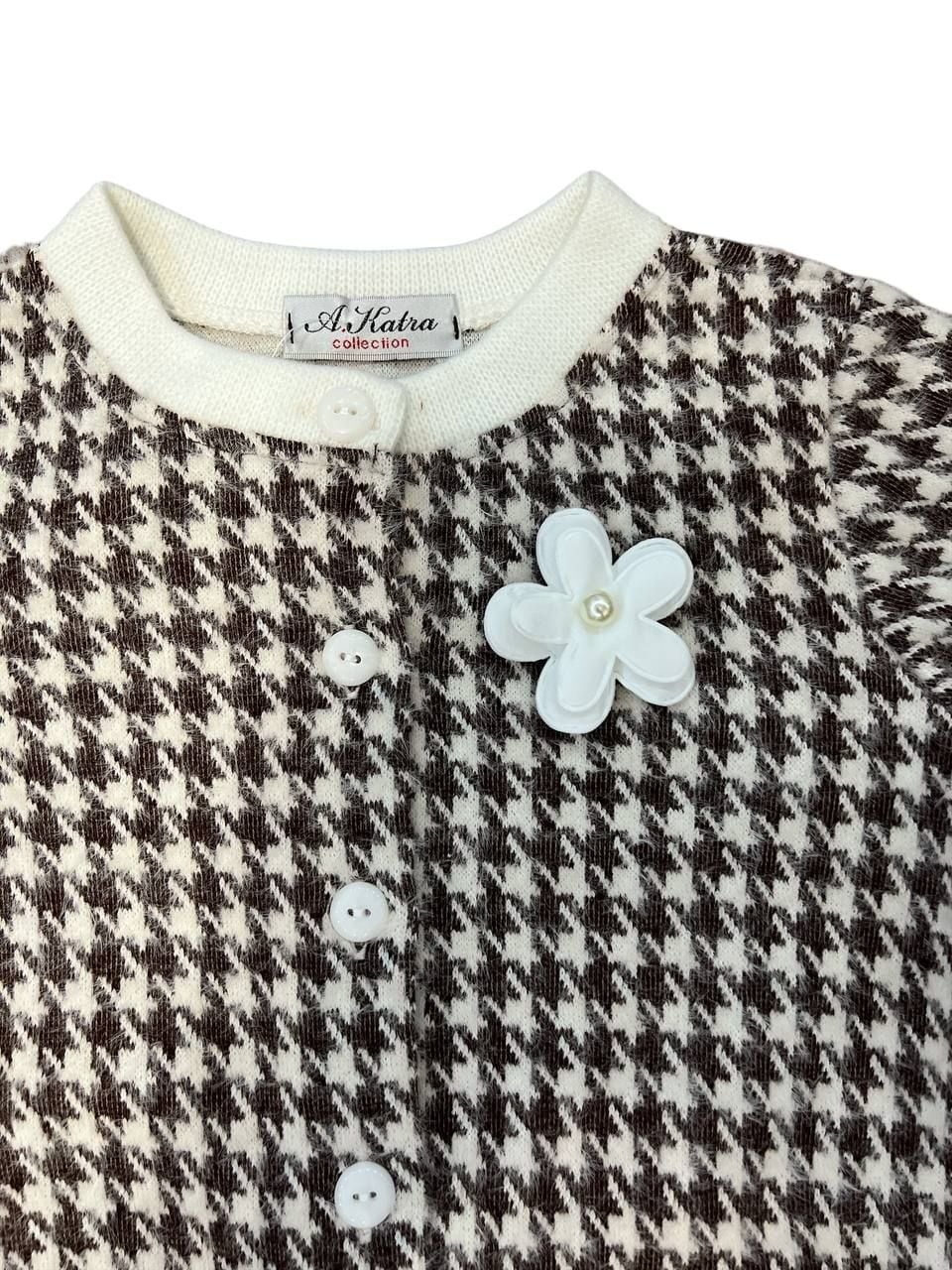 Костюм шанель молочний 122(р)