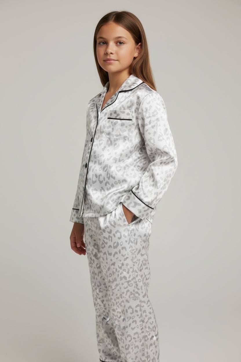 Дитяча білизна Піжамка тигрова сірий 128(р)