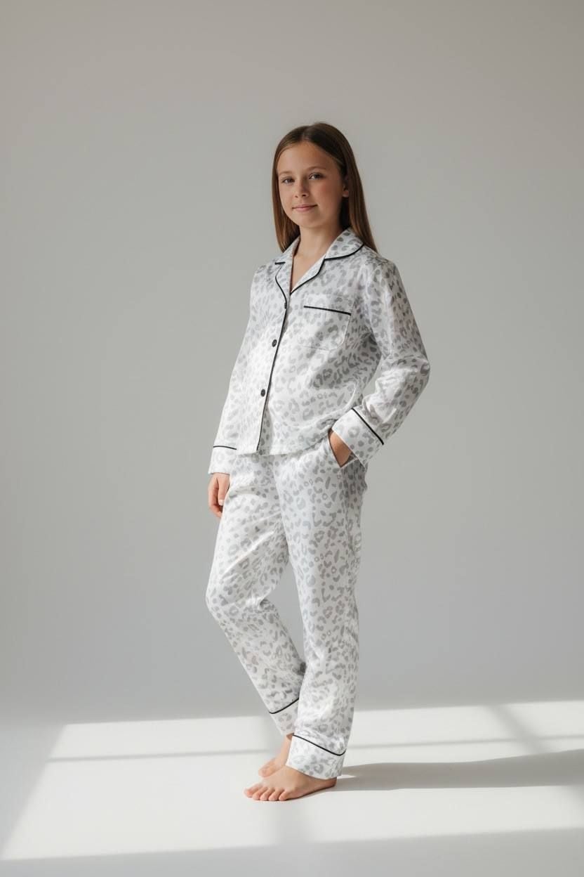 Дитяча білизна Піжамка тигрова сірий 128(р)