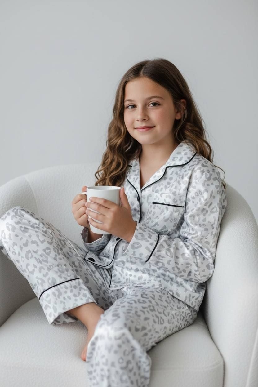 Дитяча білизна Піжамка тигрова сірий 140(р)