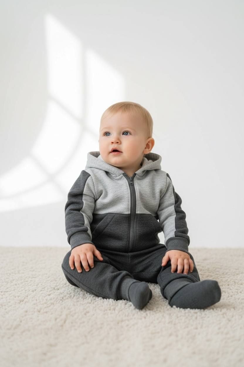 Немовля костюмчик 555561 сірий 80(р)