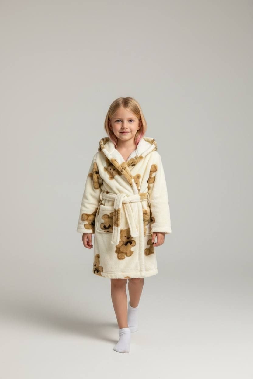 Дитяча білизна халат14109 коричневий 98(р)